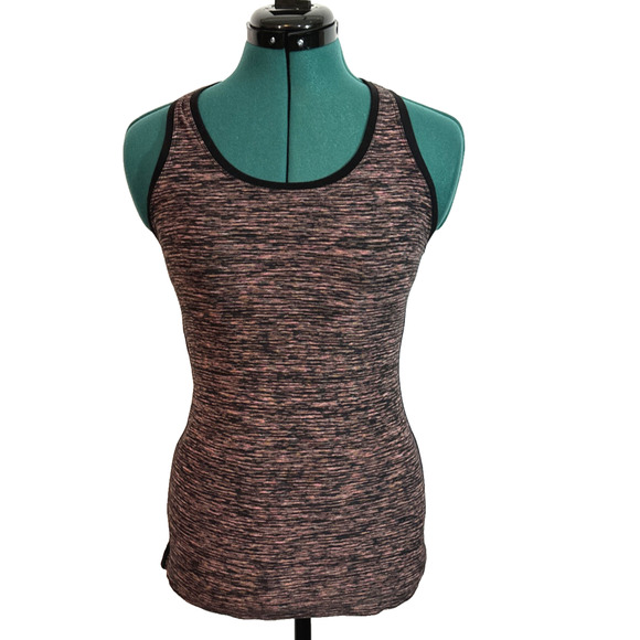 Lululemon Cool Racerback Tank Electric Coral Multicolor Heathered, Size 6 Small - Picture 1 of 7